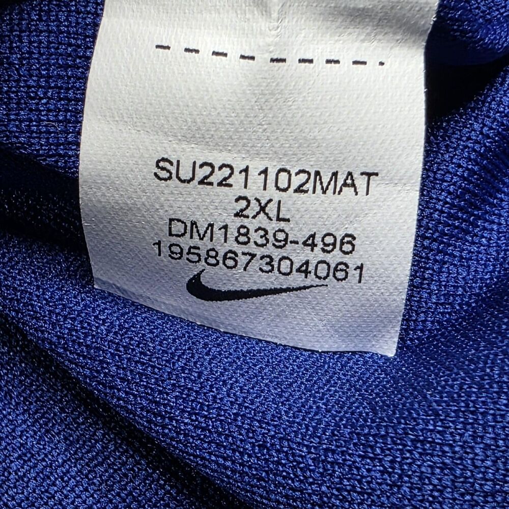 Chelsea FC Shirt Mens 2XL Blue Premier League Soccer Football Nike Dri Fit 2022 - Picture 8 of 9